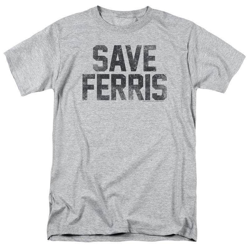 T-Shirt featuring design named Ferris Bueller's Day Off - Save Ferris (Gray), product image 1 of 2
