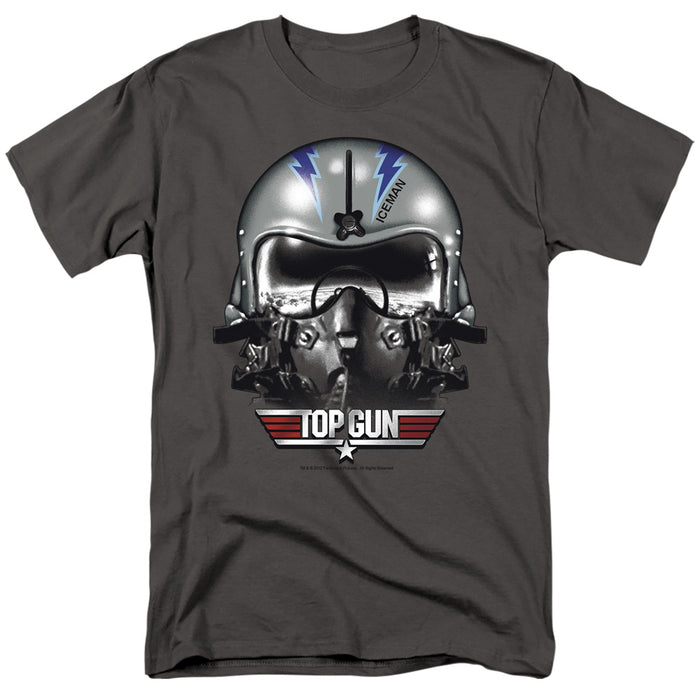 Top Gun Men's Maverick Helmet T-Shirt - Navy, XXX-Large
