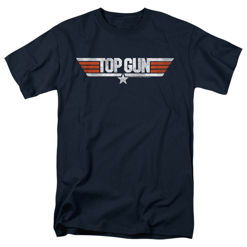 T-Shirt featuring design named Top Gun - Distressed Logo, product image 1 of 2