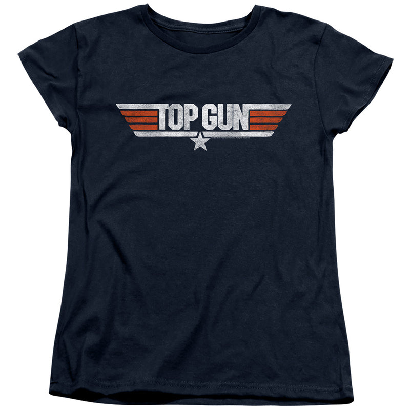 T-Shirt featuring design named Top Gun - Distressed Logo, product image 2 of 2