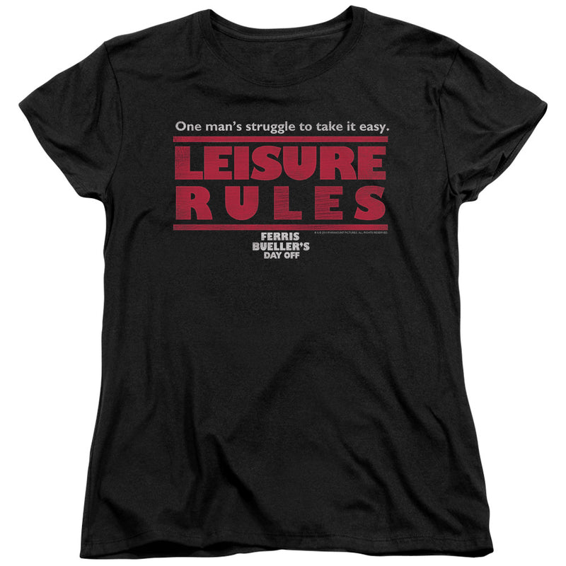 T-Shirt featuring design named Ferris Bueller's Day Off - Leisure Rules, product image 2 of 2