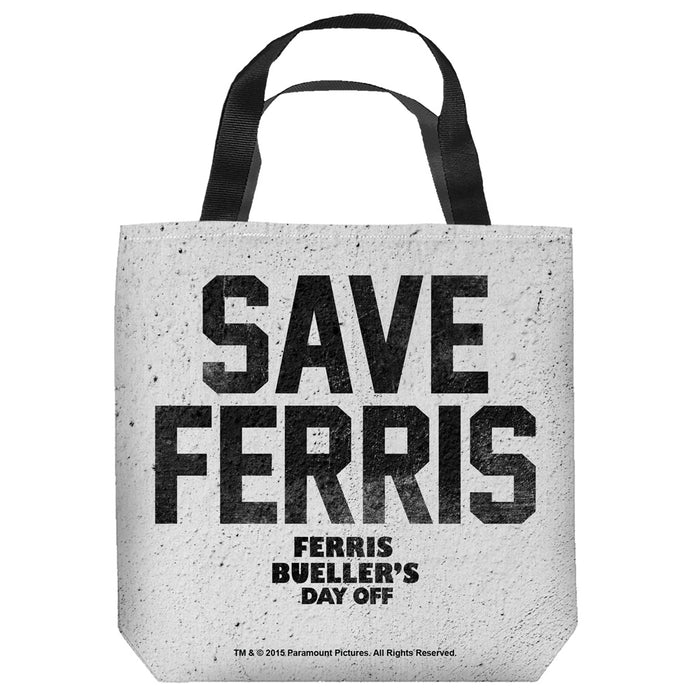 Ferris Bueller's Day Off - Save Ferris Tote Bag