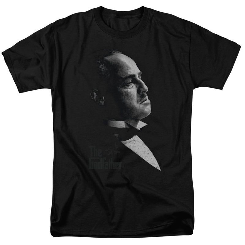 T-Shirt featuring design named The Godfather - Black & White Vito, product image 1 of 2