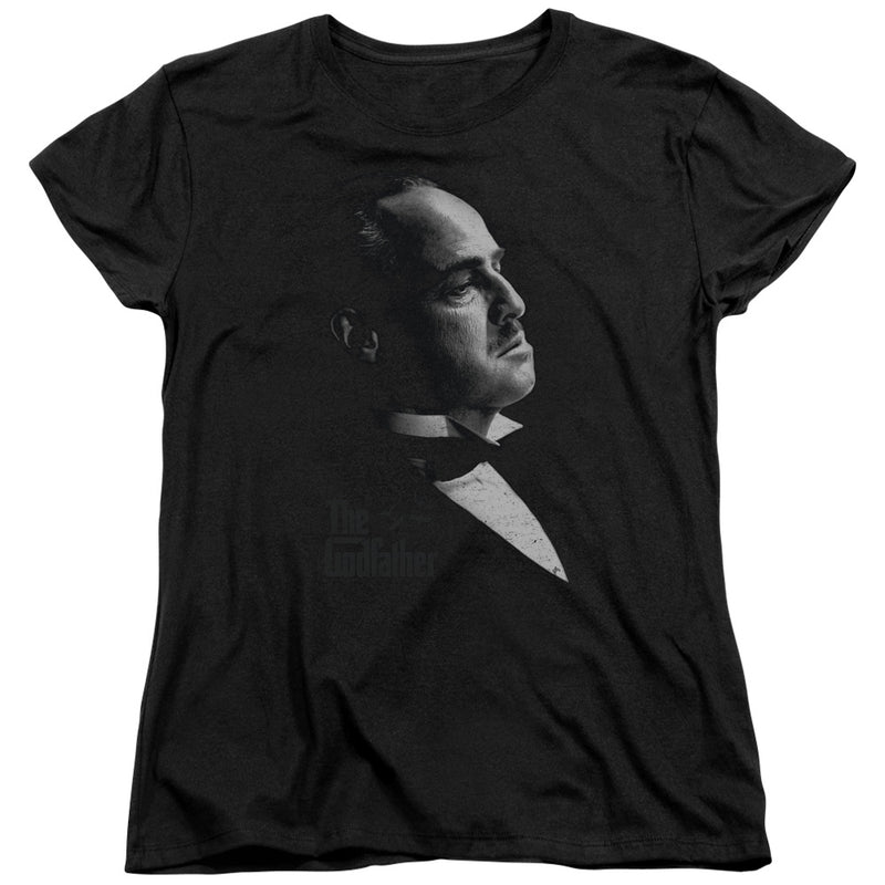 T-Shirt featuring design named The Godfather - Black & White Vito, product image 2 of 2