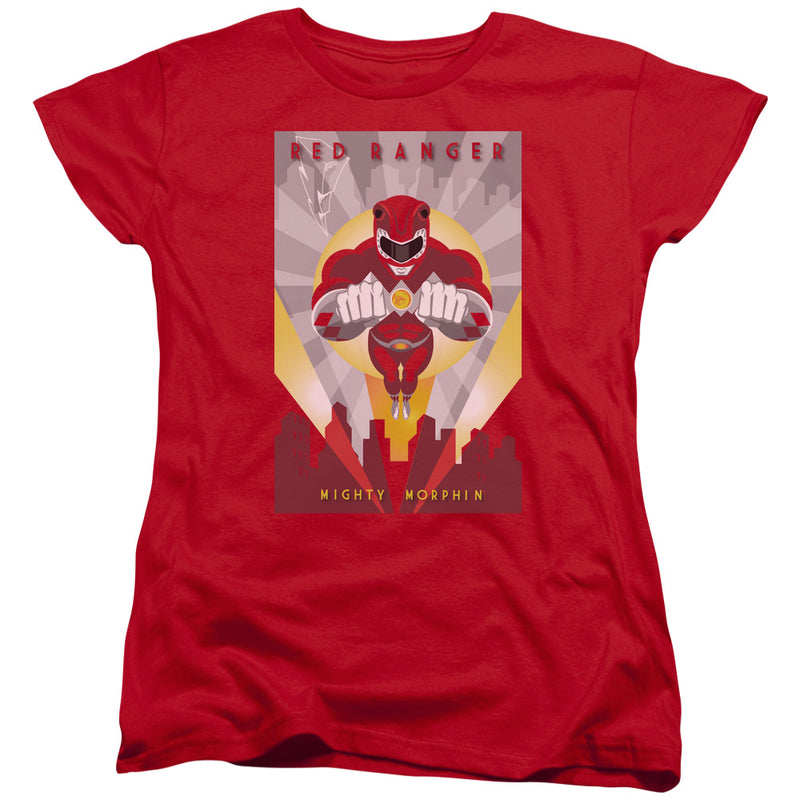 T-Shirt featuring design named Power Rangers - Red Ranger Deco, product image 2 of 2