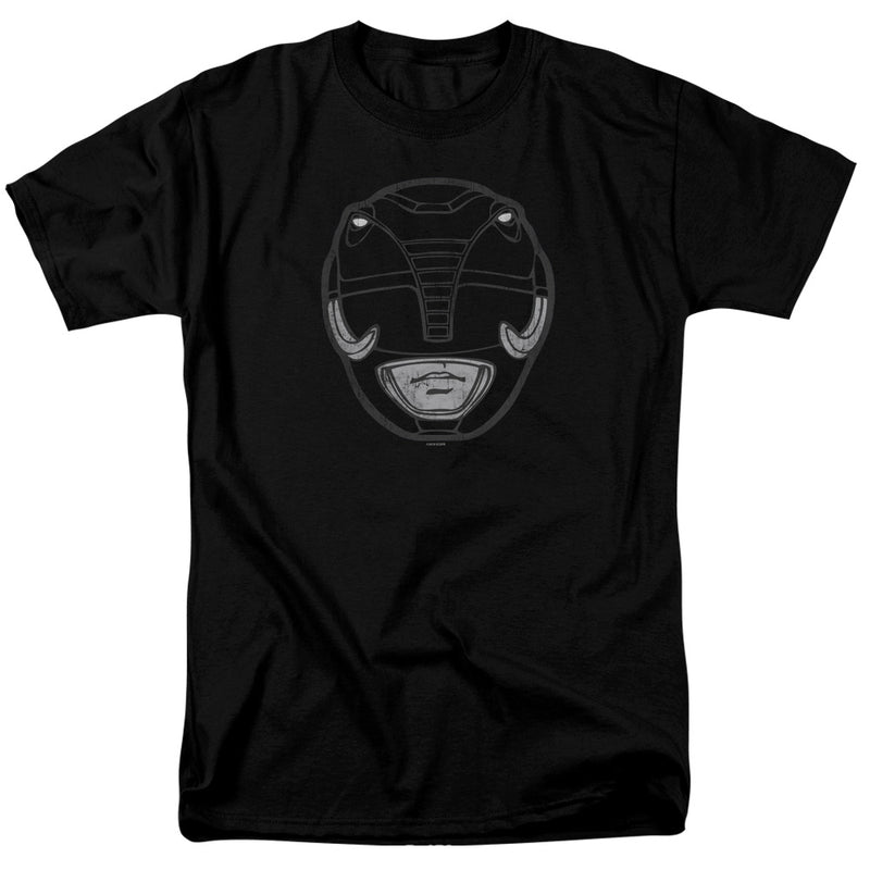 T-Shirt featuring design named Power Rangers - Black Ranger Mask, product image 1 of 2