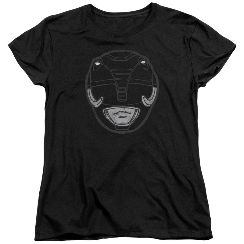 T-Shirt featuring design named Power Rangers - Black Ranger Mask, product image 2 of 2