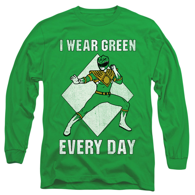 Long-Sleeve Shirt featuring design named Power Rangers - Always Green