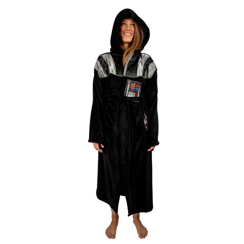 Star Wars Darth Vader Hooded Bathrobe for Men/Women | One Size Fits Most Adults product image 1 of 7