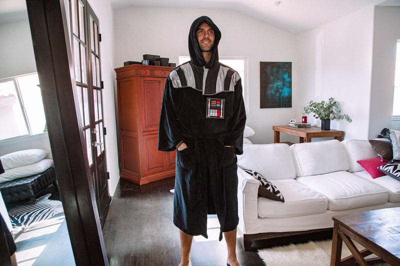 Star Wars Darth Vader Hooded Bathrobe for Men/Women | One Size Fits Most Adults product image 4 of 7