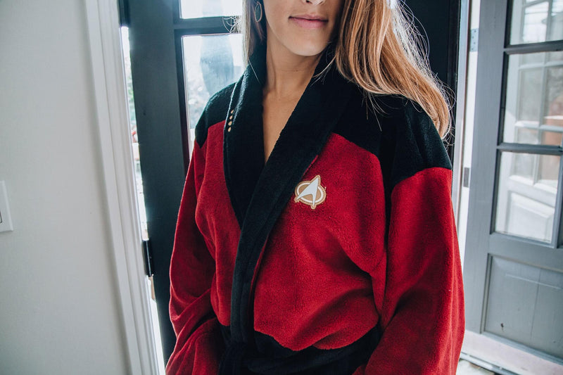 Star Trek: The Next Generation Command Bathrobe for Adults | One Size Fits Most product image 5 of 7