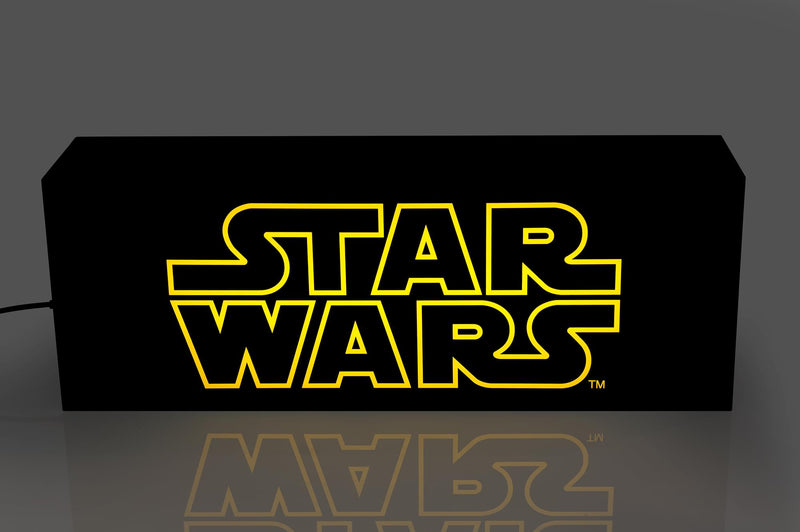 Star Wars Official Logo 17-Inch Light Box | Electric/USB Mood Light product image 2 of 7