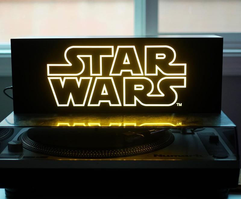 Star Wars Official Logo 17-Inch Light Box | Electric/USB Mood Light product image 5 of 7