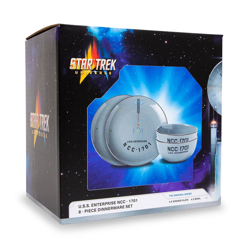 Star Trek: The Original Series NCC-1701 Series 8-Piece Ceramic Dinnerware Set product image 2 of 8
