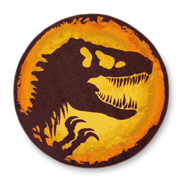 Jurassic World Logo 39-Inch Round Area Rug