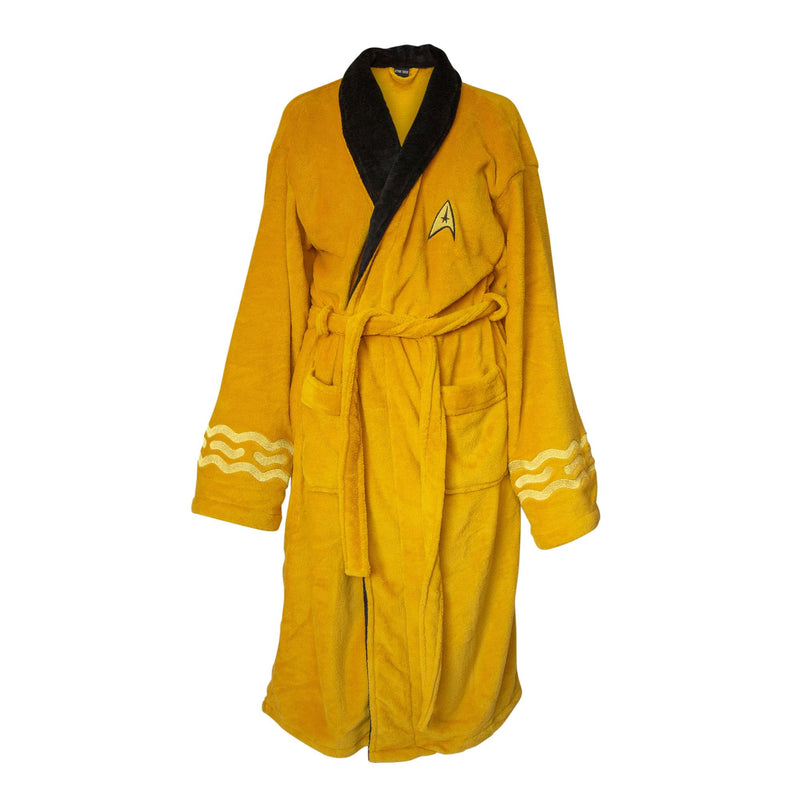 Star Trek Captain Kirk Bathrobe for Adults | One Size Fits Most product image 1 of 7