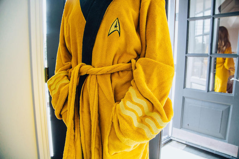Star Trek Captain Kirk Bathrobe for Adults | One Size Fits Most product image 4 of 7