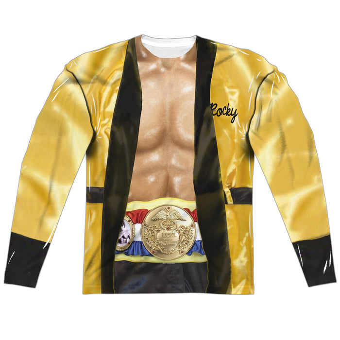 Rocky - Yellow Robe Costume (front & back)