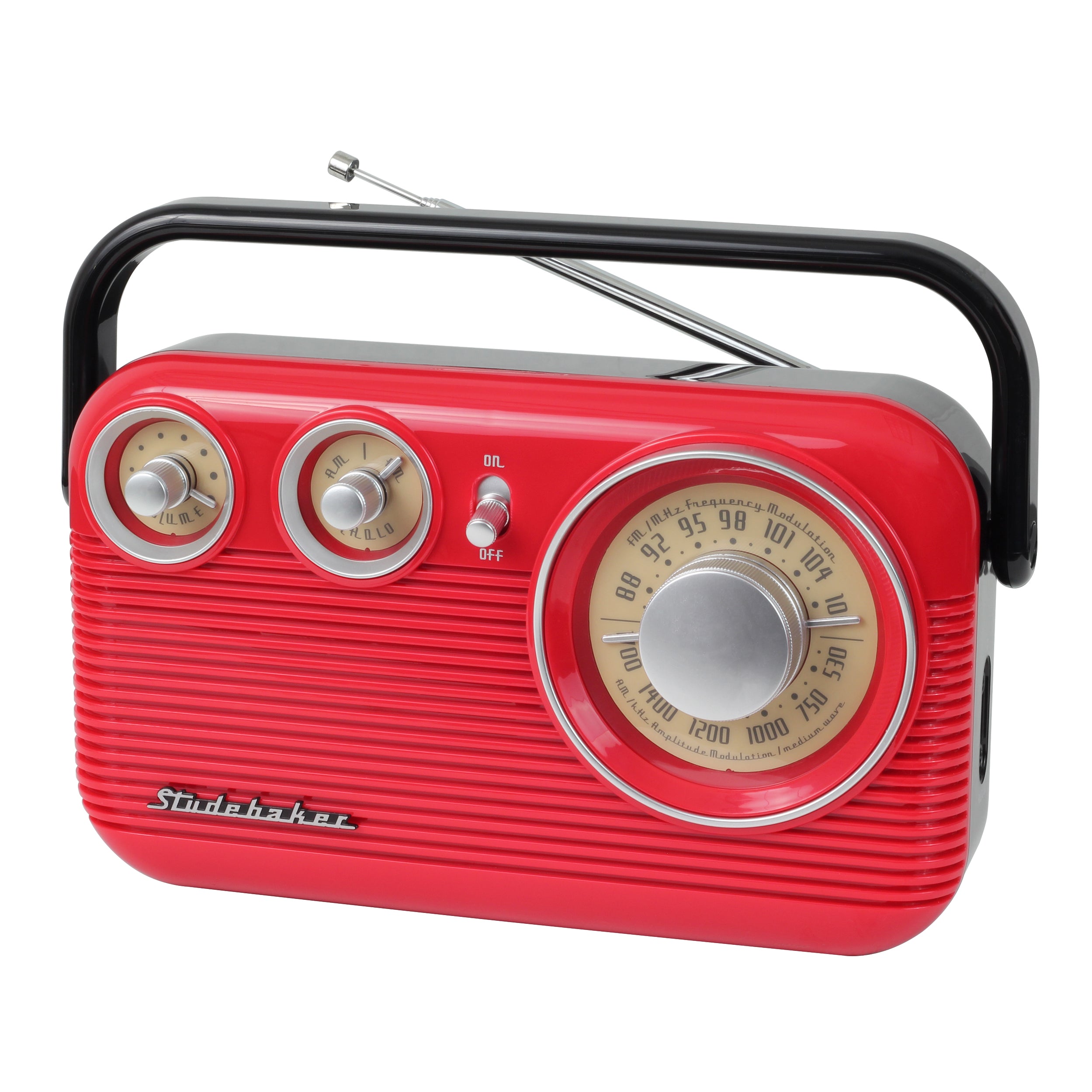 Studebaker 80's Retro Portable AM/FM Radio — MeTV Mall