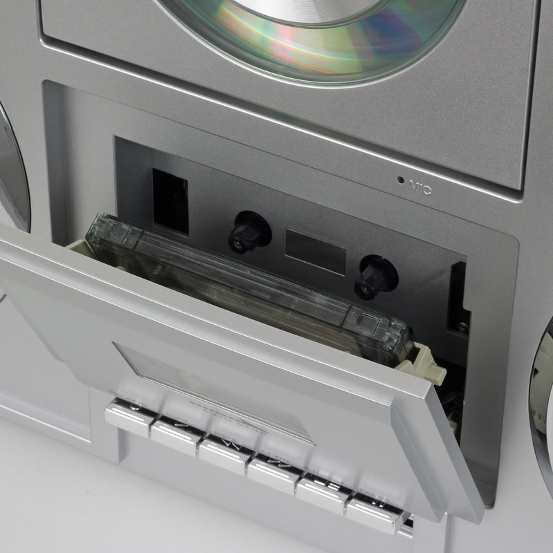 Studebaker Sound Station Portable Stereo Boombox with Bluetooth/CD/AM-FM Radio/Cassette Recorder