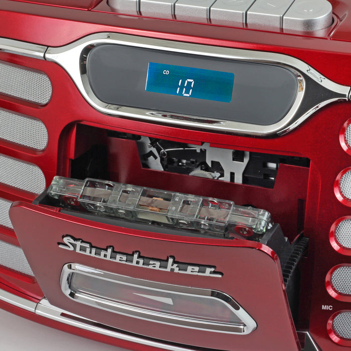Studebaker Retro Edge Big Sound Bluetooth Boombox