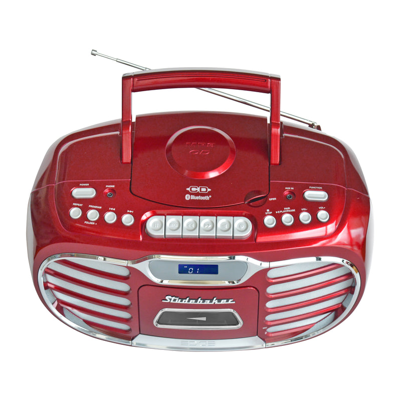 Studebaker Retro Edge Big Sound Bluetooth Boombox
