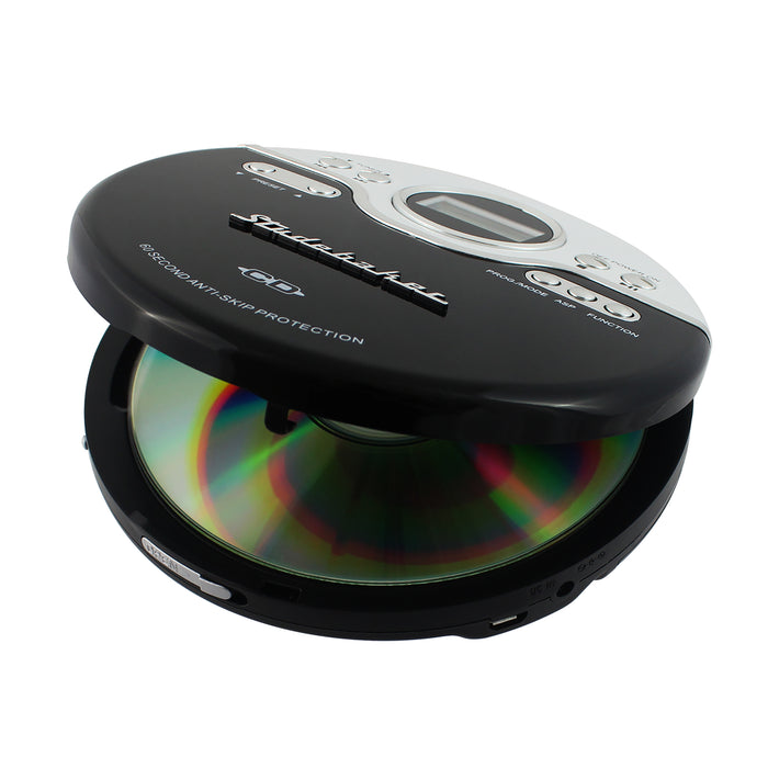 Studebaker Retro Joggable Personal CD Player with FM Radio