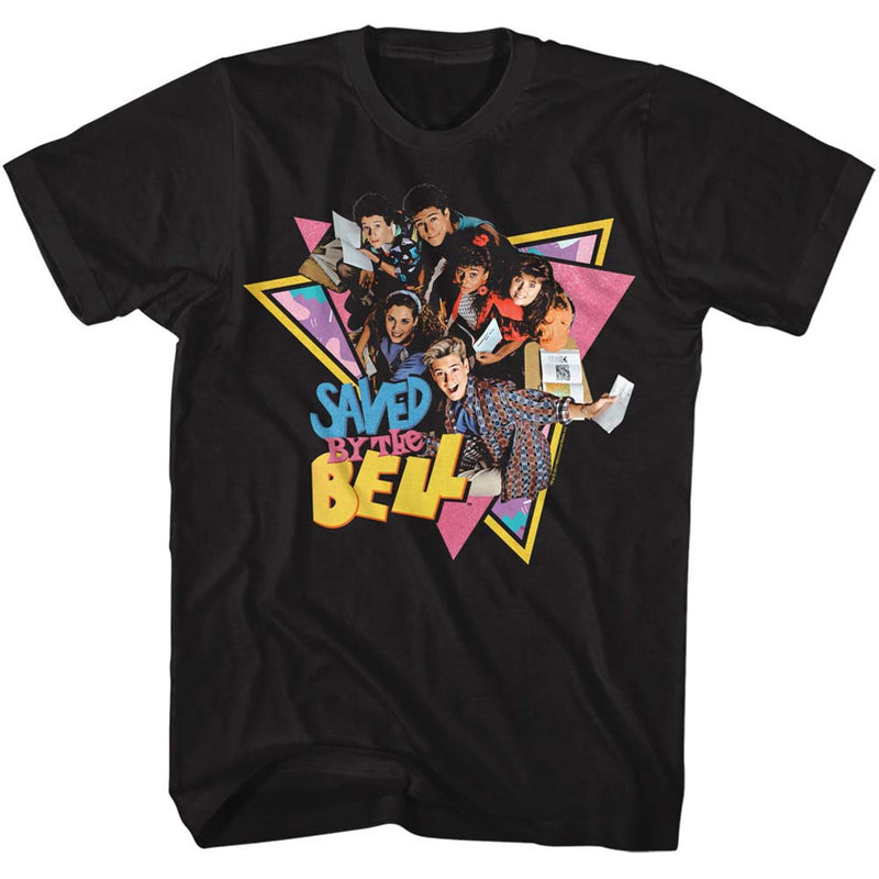 T-Shirt featuring design named Saved by the Bell - Group Triangles