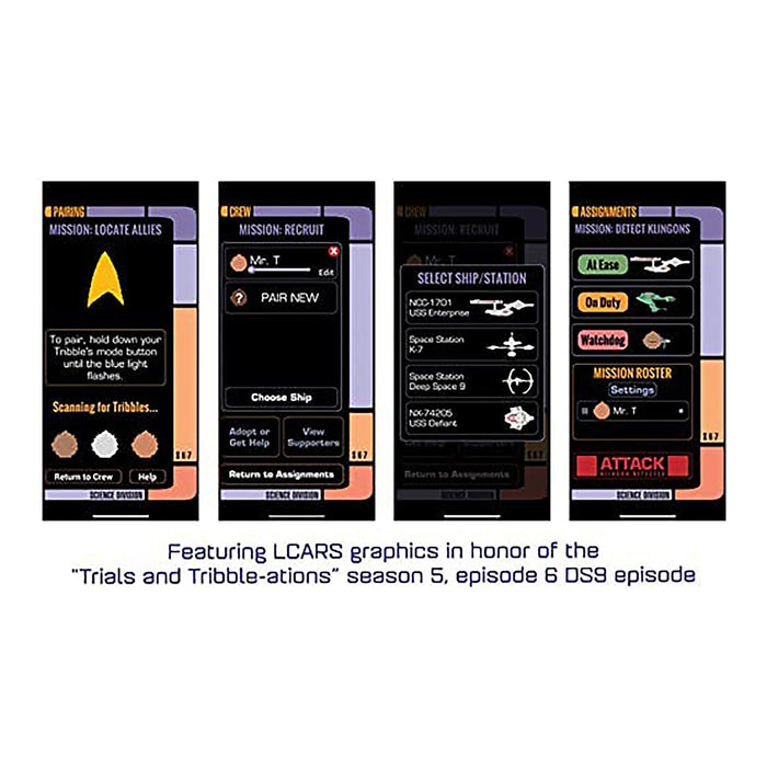 Star Trek App-Enabled Interactive 8 Inch Plush Tribble