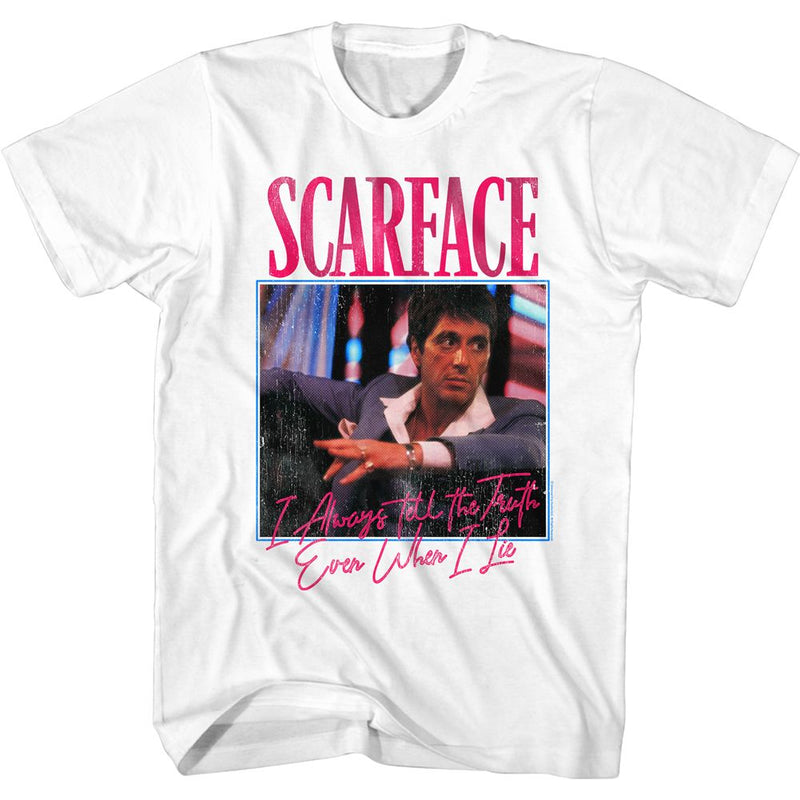 T-Shirt featuring design named Scarface - Even When I Lie