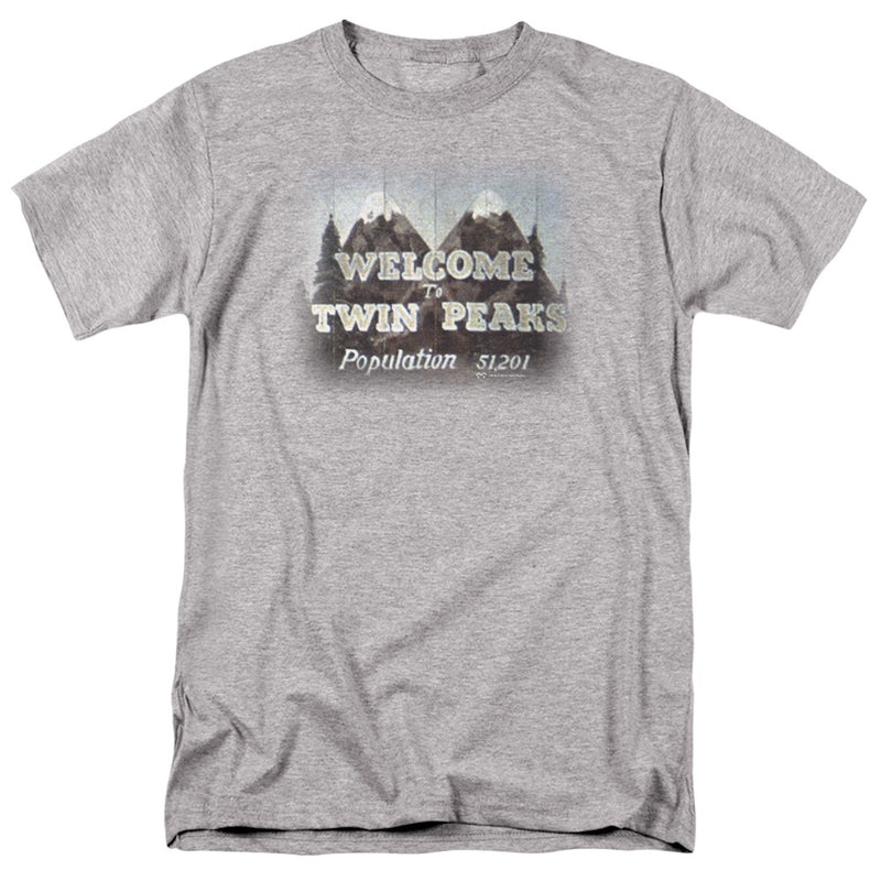 T-Shirt featuring design named Twin Peaks - Welcome To, product image 1 of 2