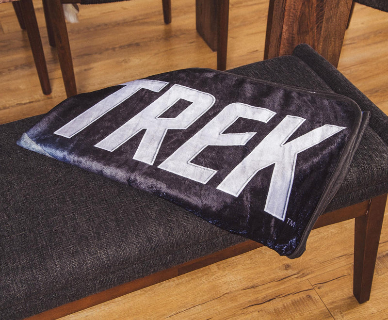 Star Trek USS Enterprise Fleece Throw Blanket | 45 x 60 Inches product image 6 of 7