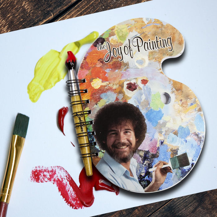 bob ross painting gear Bob Ross Paint Palette Journal & Brush Pen