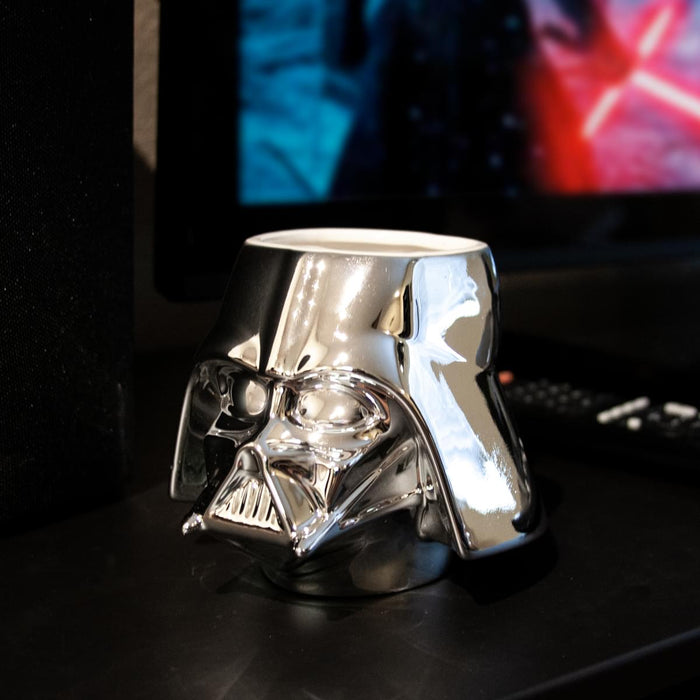 StarWars Collectible | Star Wars Darth Vader Mug | Chrome Molded