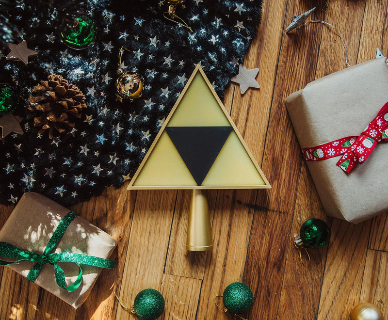 The Legend of Zelda 7-Inch Triforce Light-Up Holiday Tree Topper Decoration product image 9 of 9