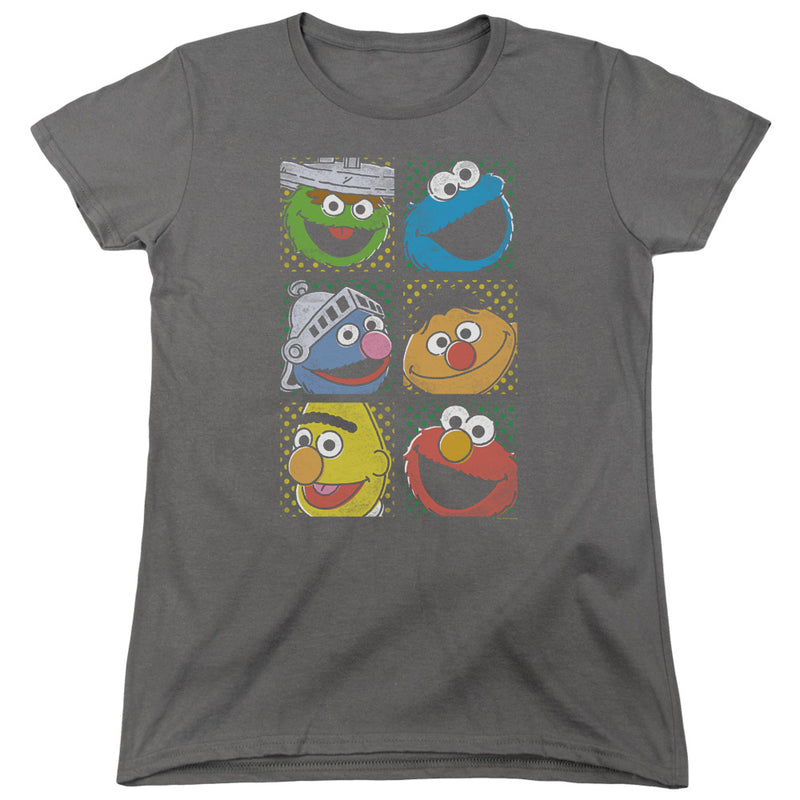 T-Shirt featuring design named Sesame Street - Group Squares, product image 2 of 3