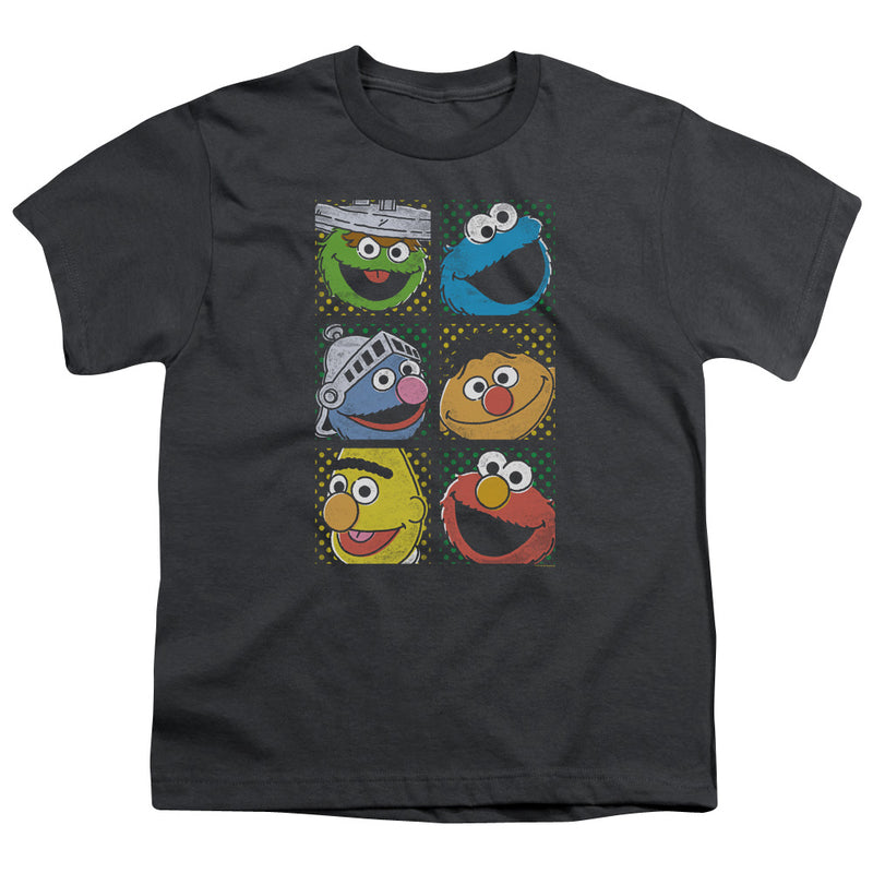 T-Shirt featuring design named Sesame Street - Group Squares, product image 3 of 3