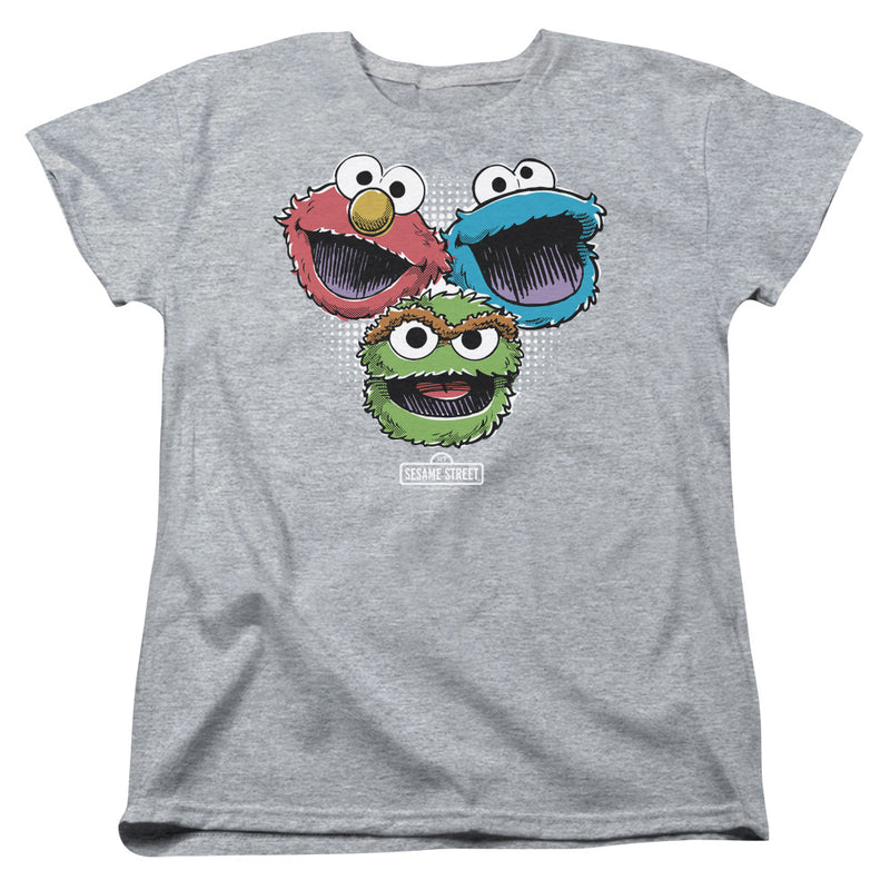 T-Shirt featuring design named Sesame Street - Halftone Heads, product image 2 of 3