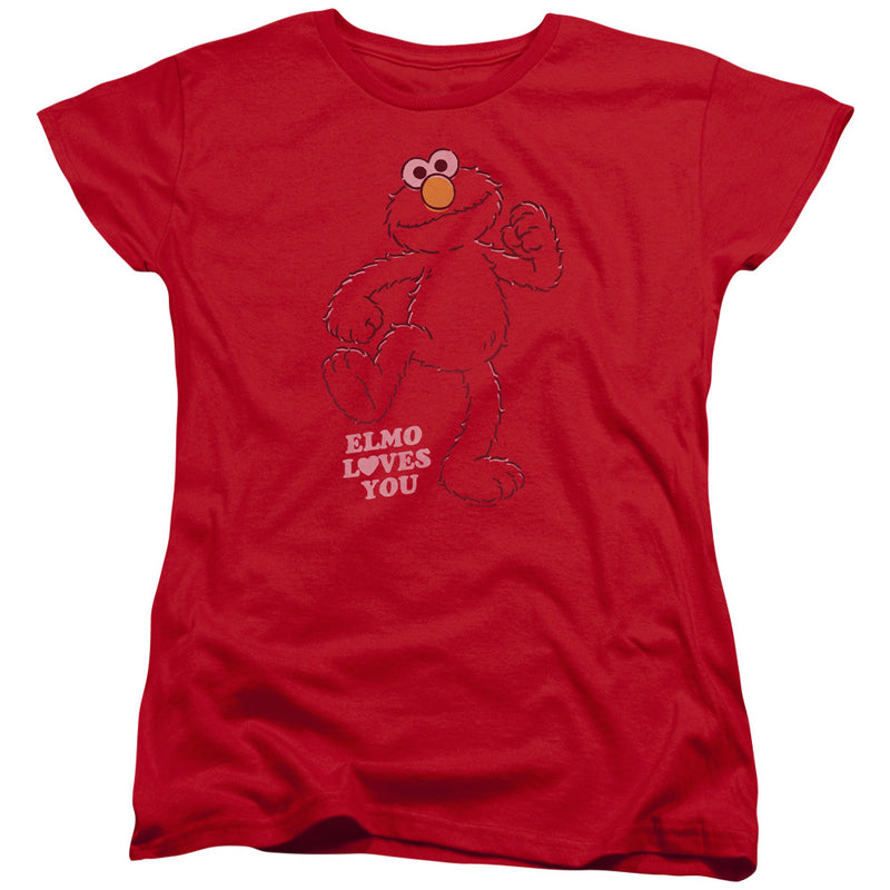 T-Shirt featuring design named Sesame Street - Elmo Loves You, product image 2 of 2