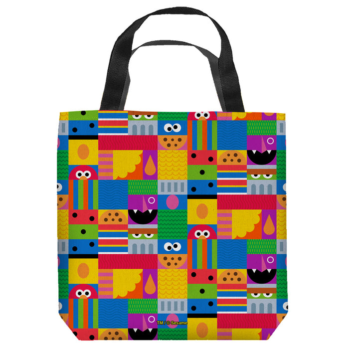 Sesame Street - Squares Tote Bag