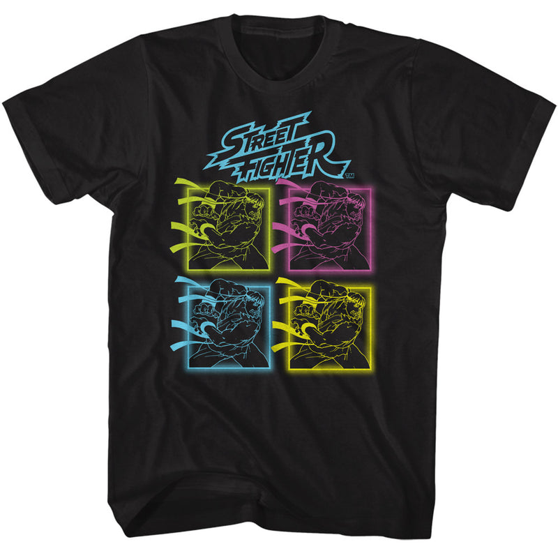 T-Shirt featuring design named Street Fighter - Neon Hadoken