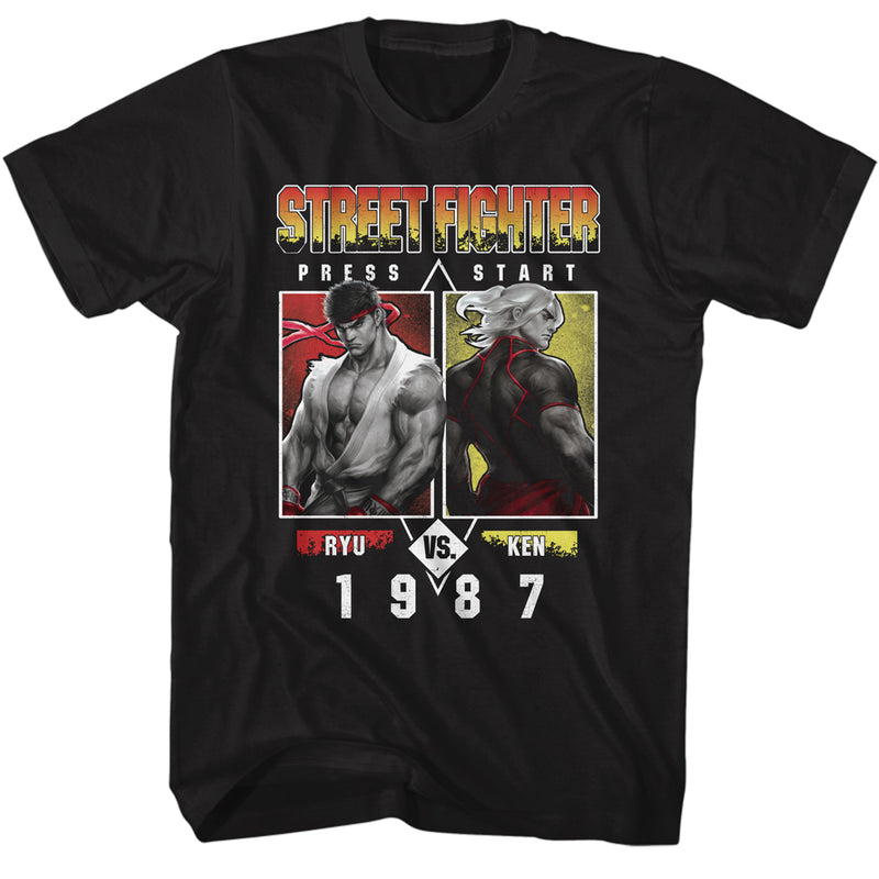 T-Shirt featuring design named Street Fighter - Ryu vs. Ken 1987