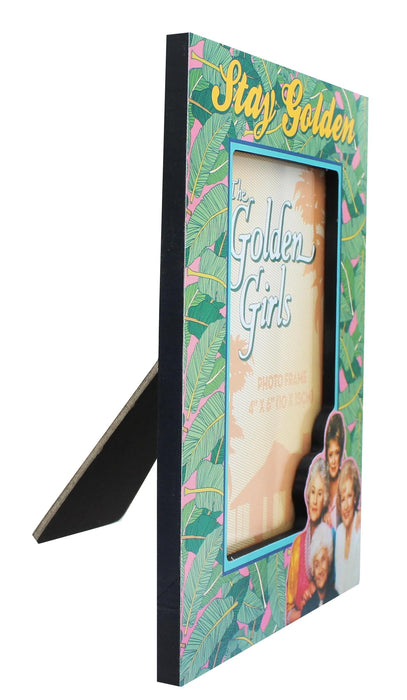 The Golden Girls "Stay Golden" Die-Cut Photo Frame | 4 x 6 Inches