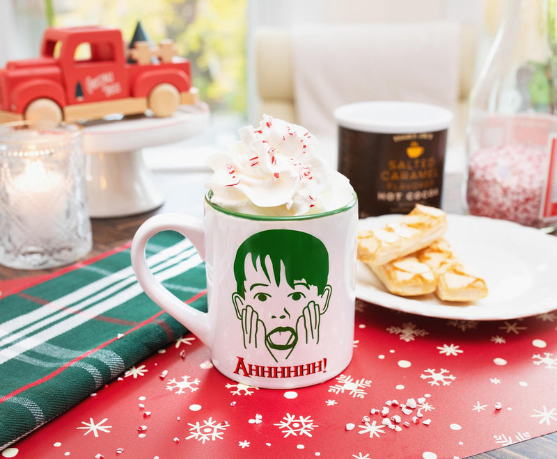 Home Alone Kevin Face Merry Christmas Ceramic Mug | Holds 14 Ounces product image 4 of 7