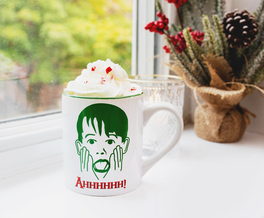 Home Alone Kevin Face Merry Christmas Ceramic Mug | Holds 14 Ounces