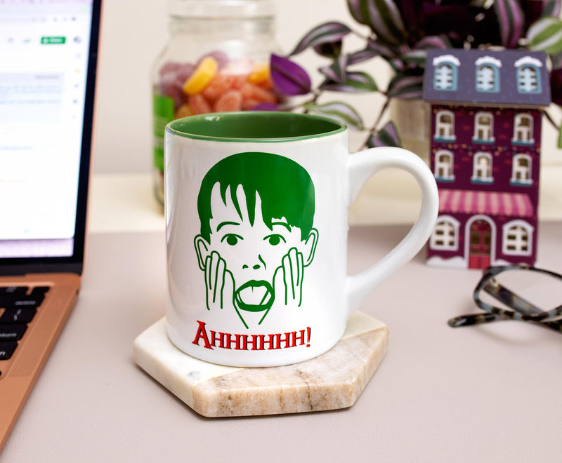 Home Alone Kevin Face Merry Christmas Ceramic Mug | Holds 14 Ounces product image 7 of 7