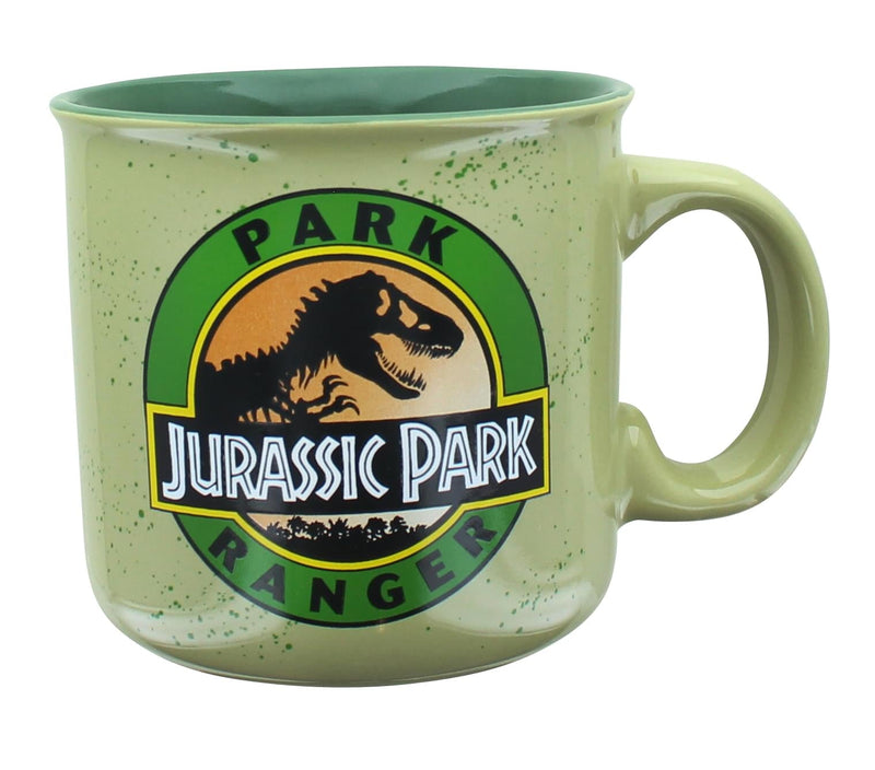 Jurassic Park Ranger Ceramic Camper Mug | Holds 20 Ounces