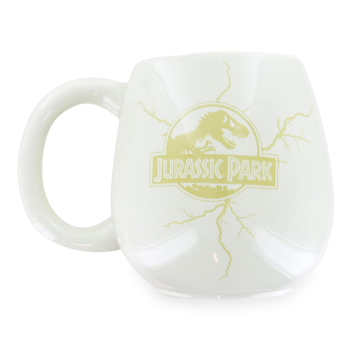 Jurassic Park Raptor Hatching Sculpted Ceramic Mug | Holds 20 Ounces