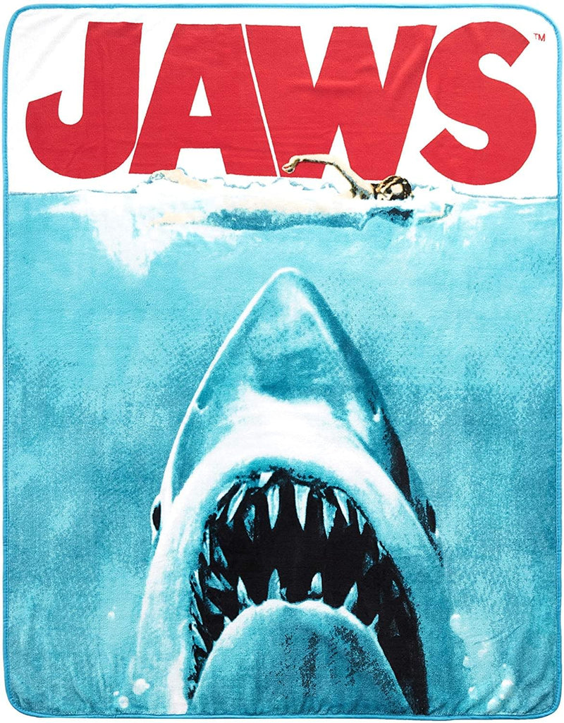 JAWS Movie Poster 50x60 Inch Micro-Plush Throw Blanket product image 1 of 3