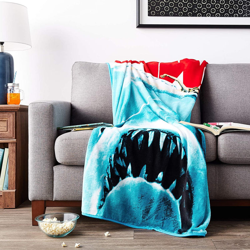 JAWS Movie Poster 50x60 Inch Micro-Plush Throw Blanket product image 2 of 3